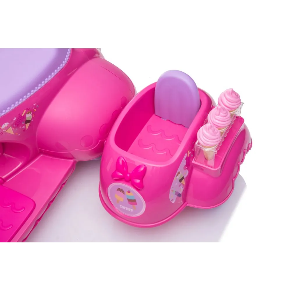 Skuter Lodziarnia Trójkołowy JT5258 Różowy