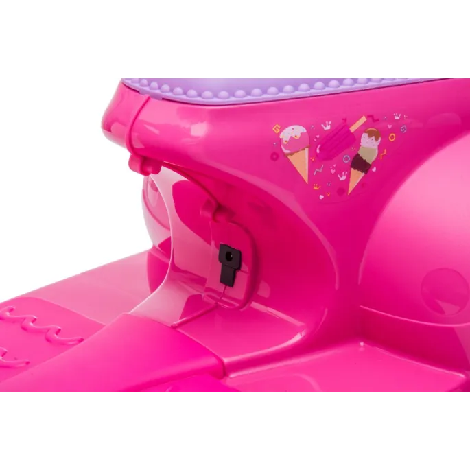Skuter Lodziarnia Trójkołowy JT5258 Różowy