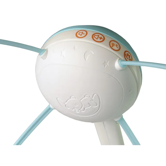 Karuzela do łóżeczka z praktycznym pilotem do sterowania