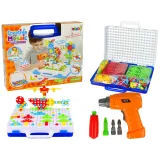 Kreatywna Mozaika Układanka 4w1 Wkrętarka 237 Elementów