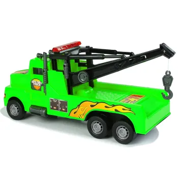 Ciężarówka holownicza z dźwigiem i hakiem do zabawy kreatywnej