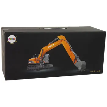 Koparka R/C 15 funkcji na gumowych gąsienicach, idealna na prezent