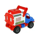 Widok detali samochodu ratowniczego ConsTruck Polesie