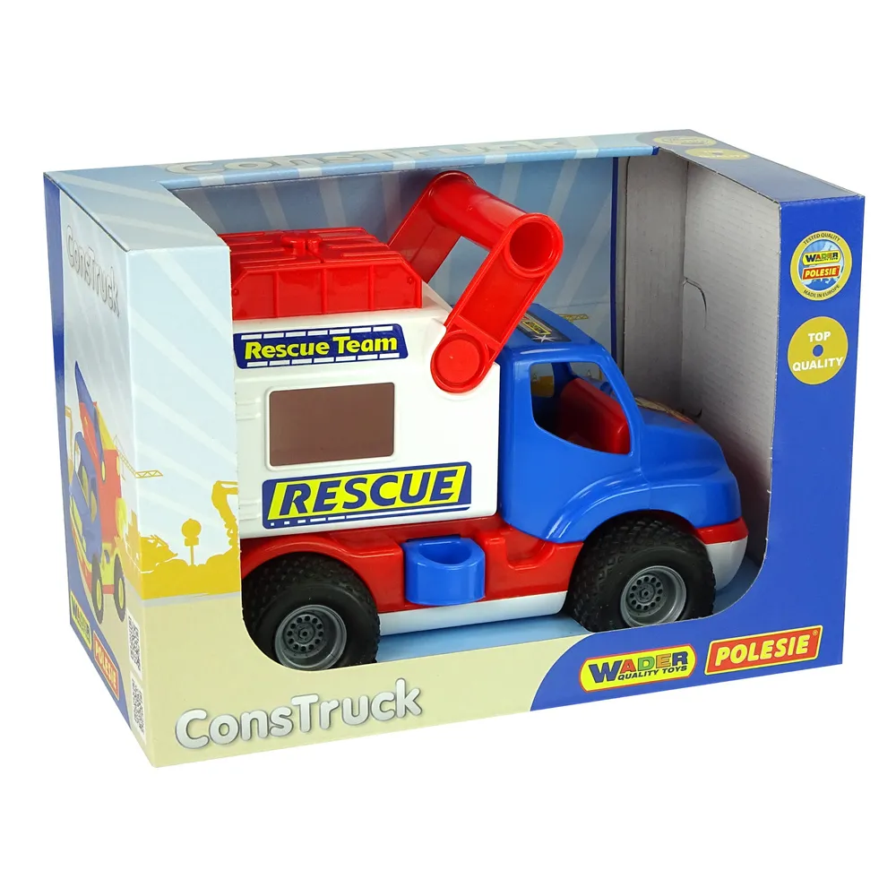 Samochód ratowniczy Polesie w kolorowym opakowaniu prezentowym