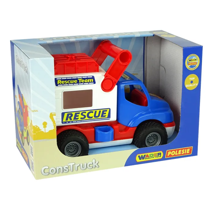 Samochód ratowniczy Polesie w kolorowym opakowaniu prezentowym