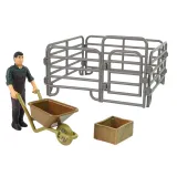 Realistyczne figurki strusia, kury, kaczki i gęsi edukacyjne do zabawy