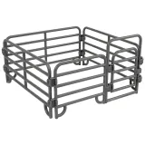 Figurki rolnika oraz szarych osiołków do kolekcjonowania i zabawy