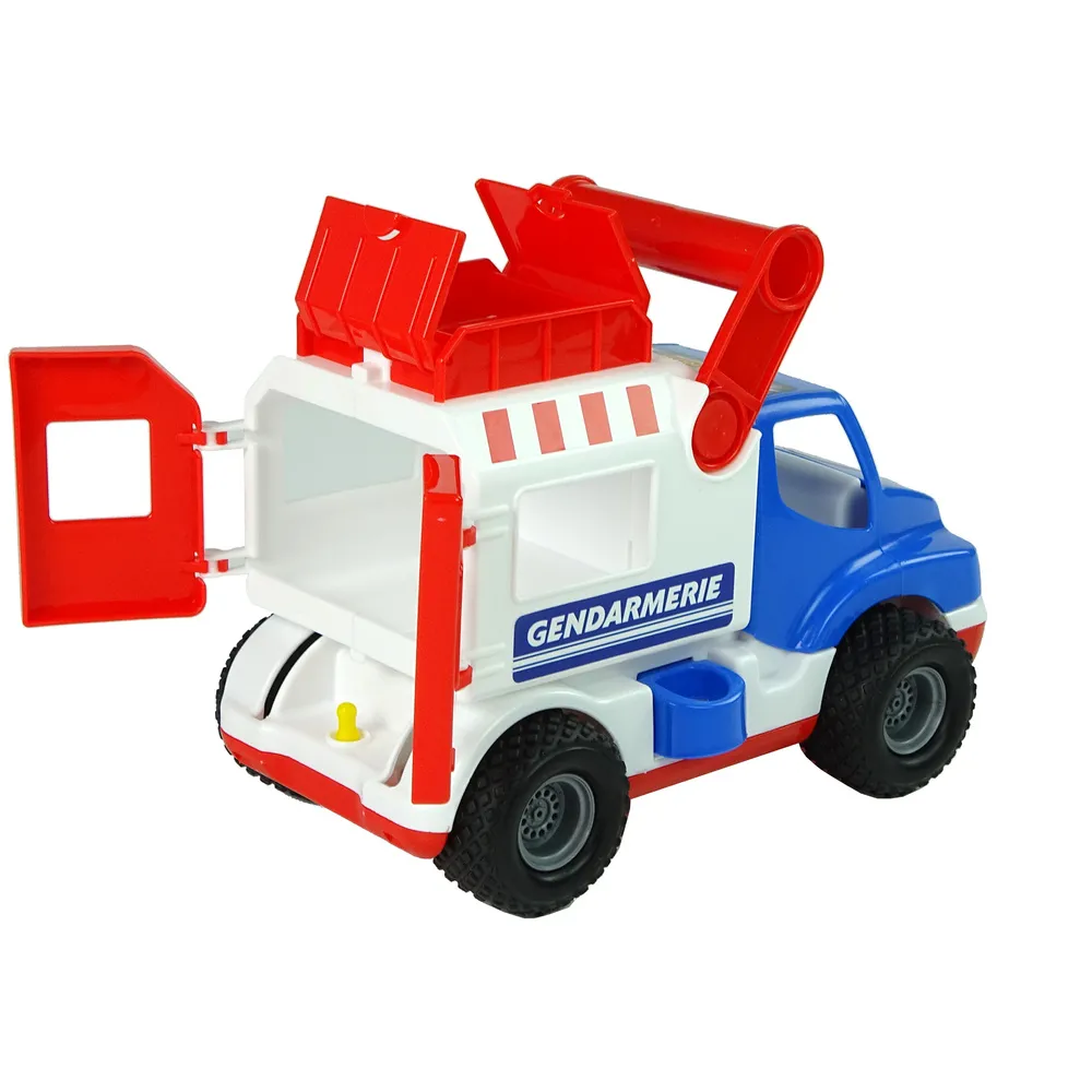 Auto służb specjalnych ConsTruck do zabawy, idealne na prezent dla malucha