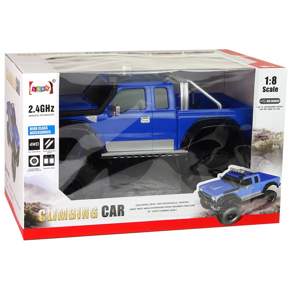 Detale karoserii i wnętrza modelu Off-Road Climbing Car 1:8