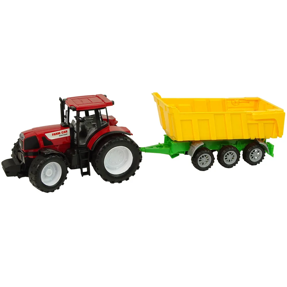 Duży traktor zabawka z wywrotką dla dzieci powyżej 3 lat