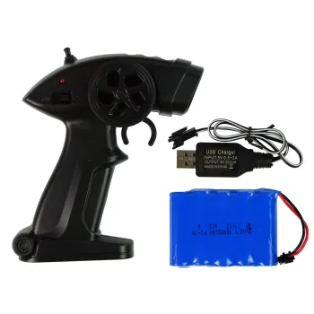 Niebieski pojazd off-road RC przeznaczony dla dzieci od 6 lat i pasjonatów