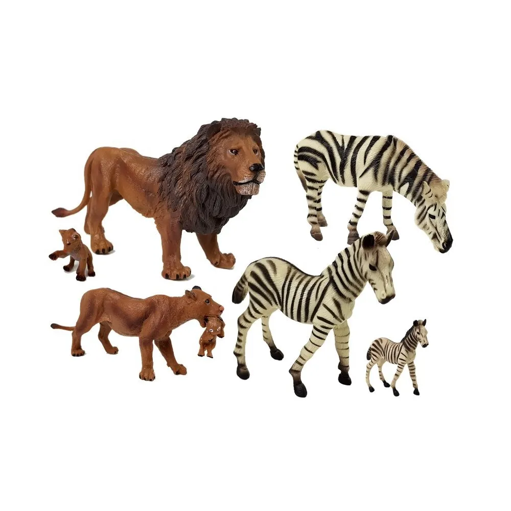 Zabawka dziecięca – ręcznie malowane afrykańskie zwierzęta z gumy