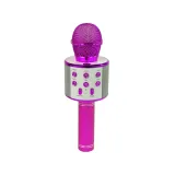 WS-858 mikrofon Bluetooth z kolorowymi diodami LED – idealny na imprezę