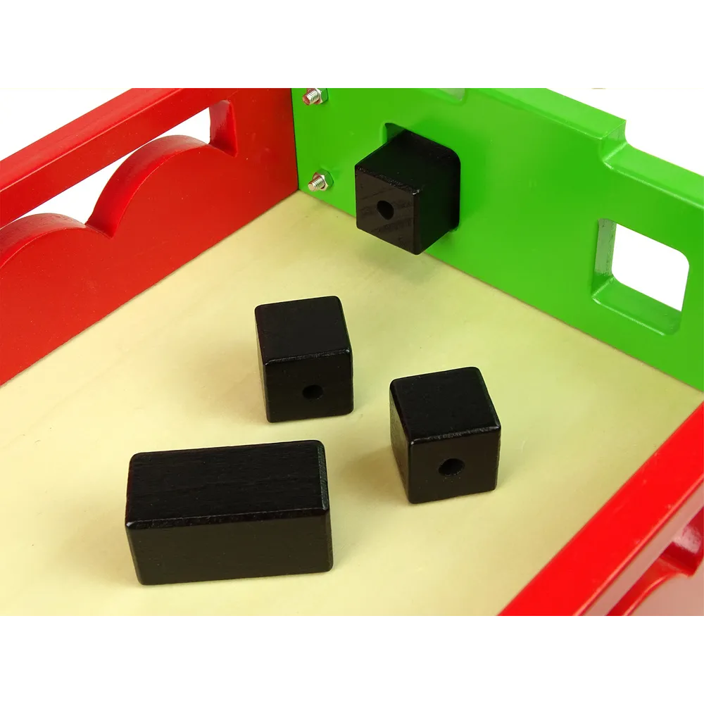 Edukacyjny drewniany grill z akcesoriami do kreatywnej zabawy