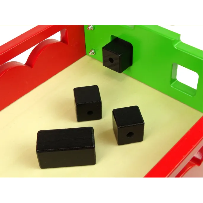 Edukacyjny drewniany grill z akcesoriami do kreatywnej zabawy