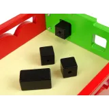 Edukacyjny drewniany grill z akcesoriami do kreatywnej zabawy