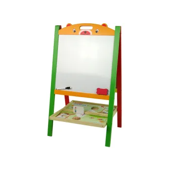 Drewniana Tablica 2w1 Magnesy Pisak Liczby Działania Słowa