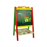 Drewniana Tablica 2w1 Magnesy Pisak Liczby Działania Słowa