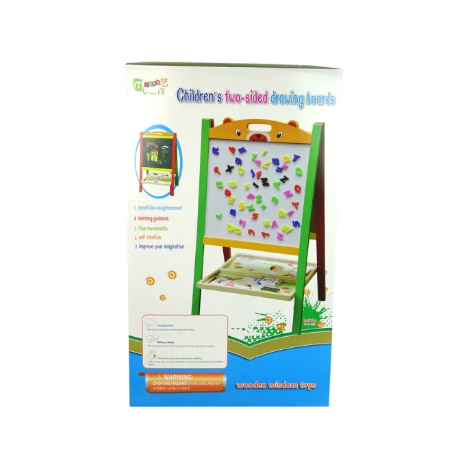 Drewniana Tablica 2w1 Magnesy Pisak Liczby Działania Słowa