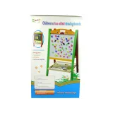 Drewniana Tablica 2w1 Magnesy Pisak Liczby Działania Słowa