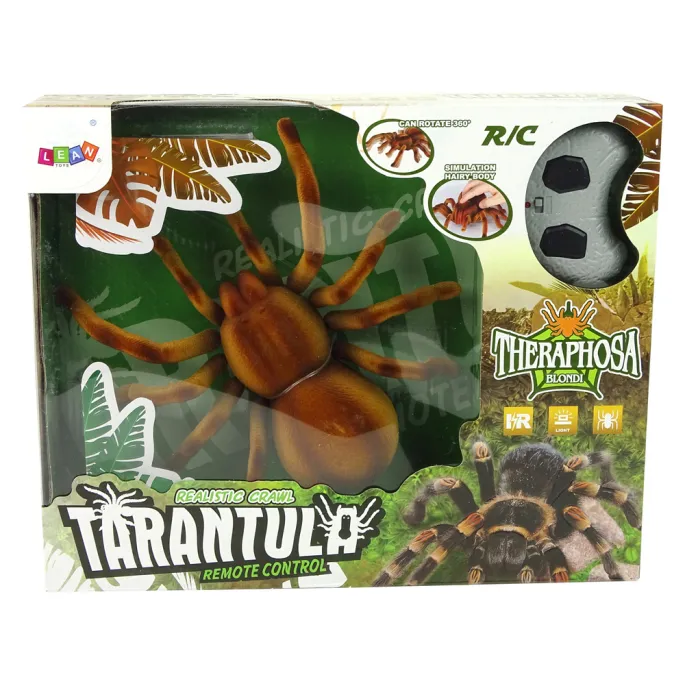 Model tarantuli z certyfikatem CE odpowiedni dla dzieci powyżej 6 lat