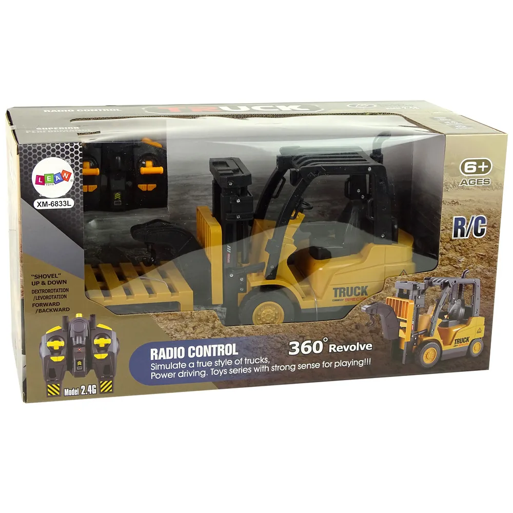 Pilot do sterowania wózkiem widłowym dla dzieci