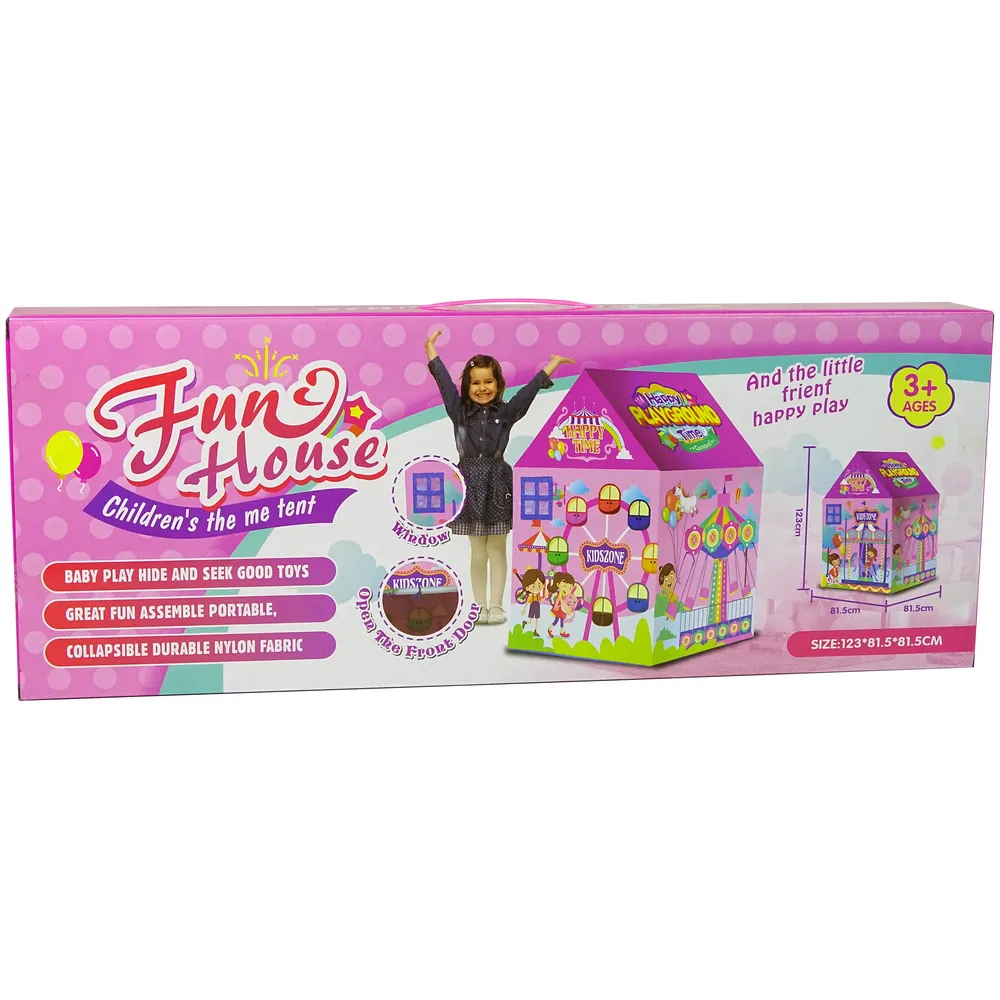 Namiot do zabaw w domu i ogrodzie dla dzieci powyżej 3 lat