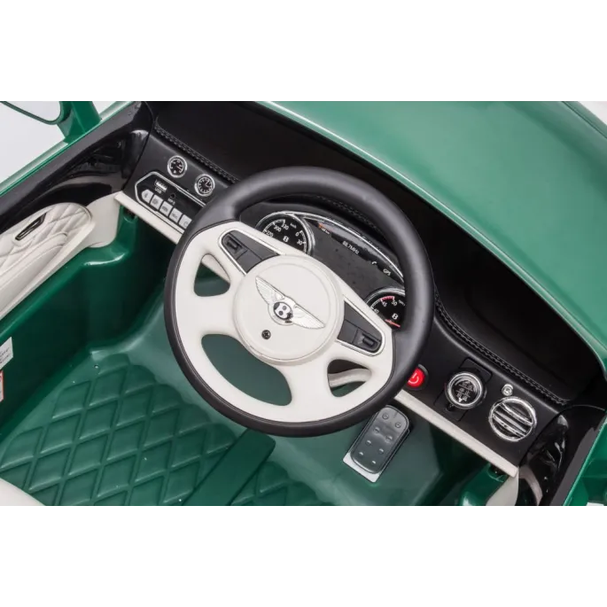 Detal karoserii Bentleya Mulsanne dla dzieci w intensywnym zielonym kolorze