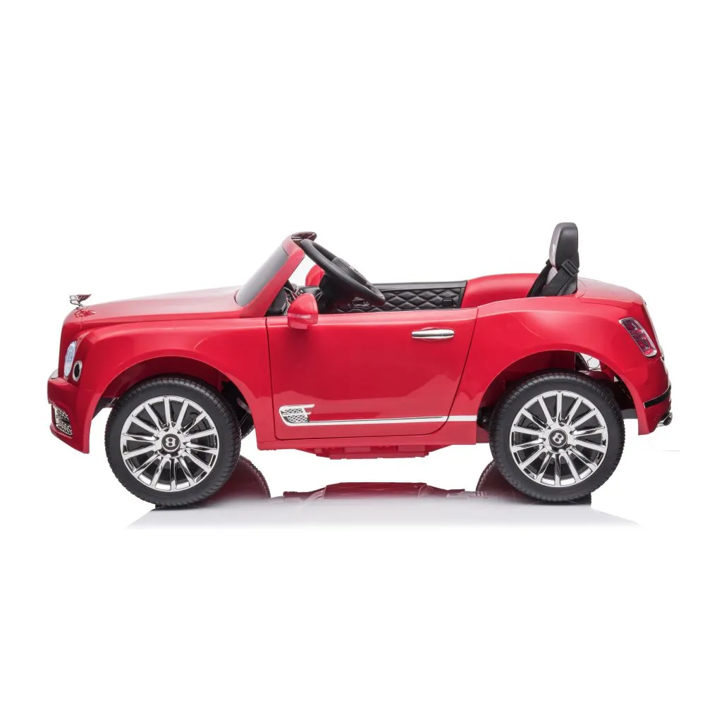 Luksusowe auto dziecięce Bentley Mulsanne w czerwonym lakierze