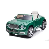 Dziecięcy pojazd elektryczny Bentley Mulsanne na zielonym tle
