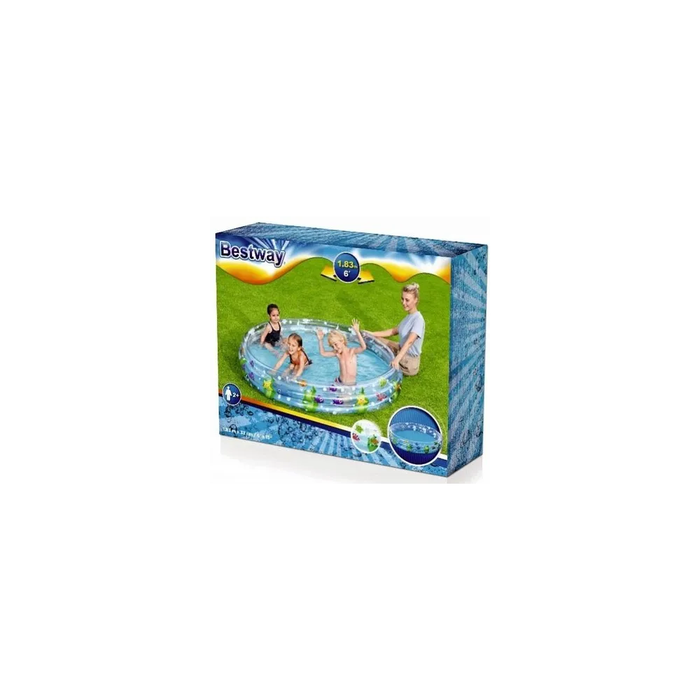 Bezpieczny basen dmuchany z miękkimi ściankami na słoneczne dni dla maluchów