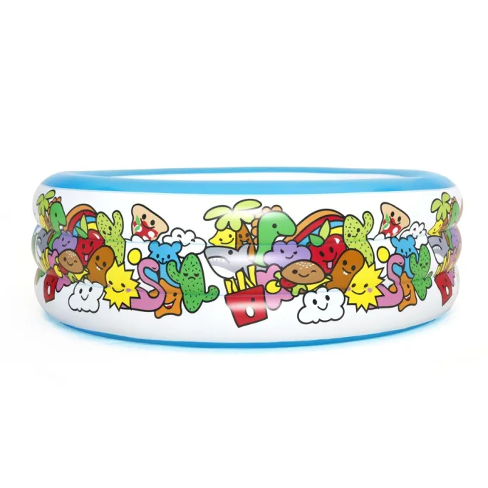 Dziecięcy basen dmuchany trzy pierścienie Bestway, bezpieczny na lato