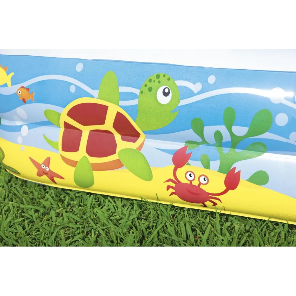 Dziecięcy basen dmuchany z daszkiem chroniącym przed słońcem