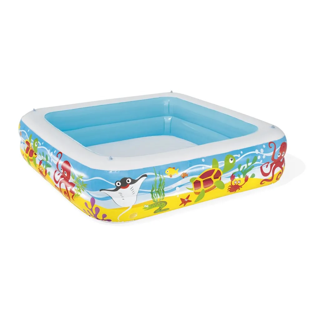 Basen dmuchany z bezpiecznym, miękkim dnem dla małych dzieci