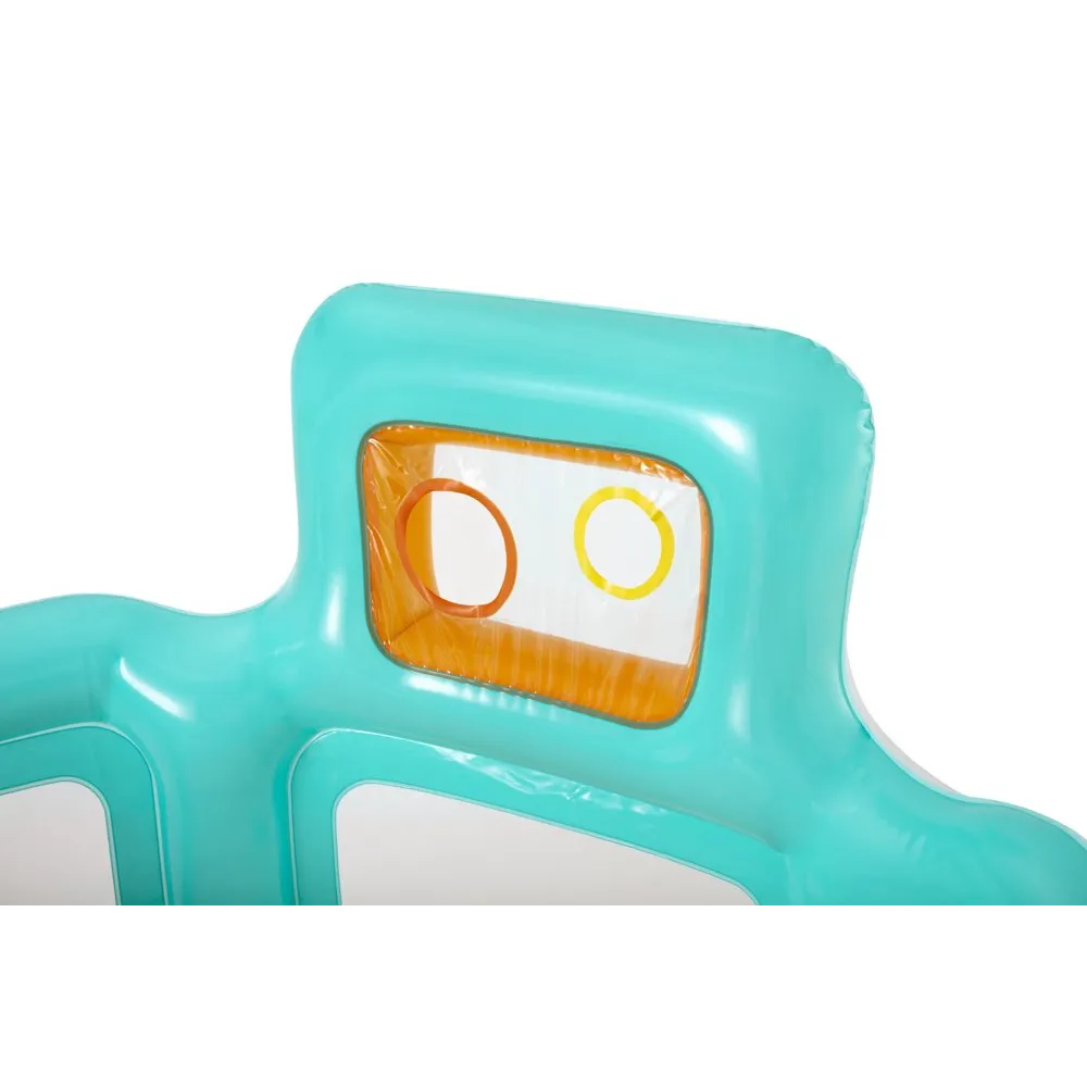 Kolorowa dmuchana trampolina dla dzieci 3-6 lat na taras