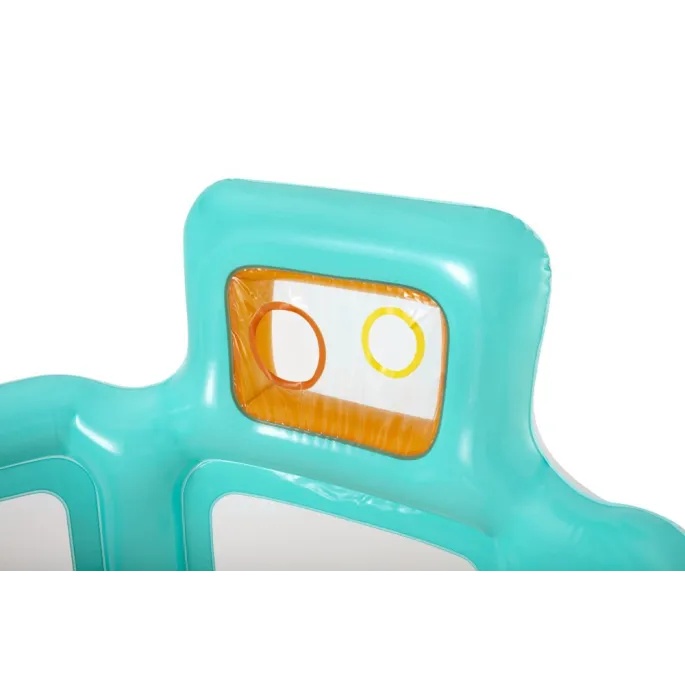 Kolorowa dmuchana trampolina dla dzieci 3-6 lat na taras