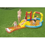 Plac zabaw Bestway z ringami do rzucania i basenem ogrodowym