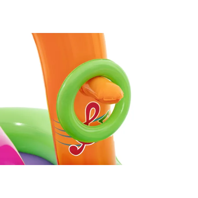 zestaw atrakcji w dmuchanym placu zabaw ogrodowym Bestway