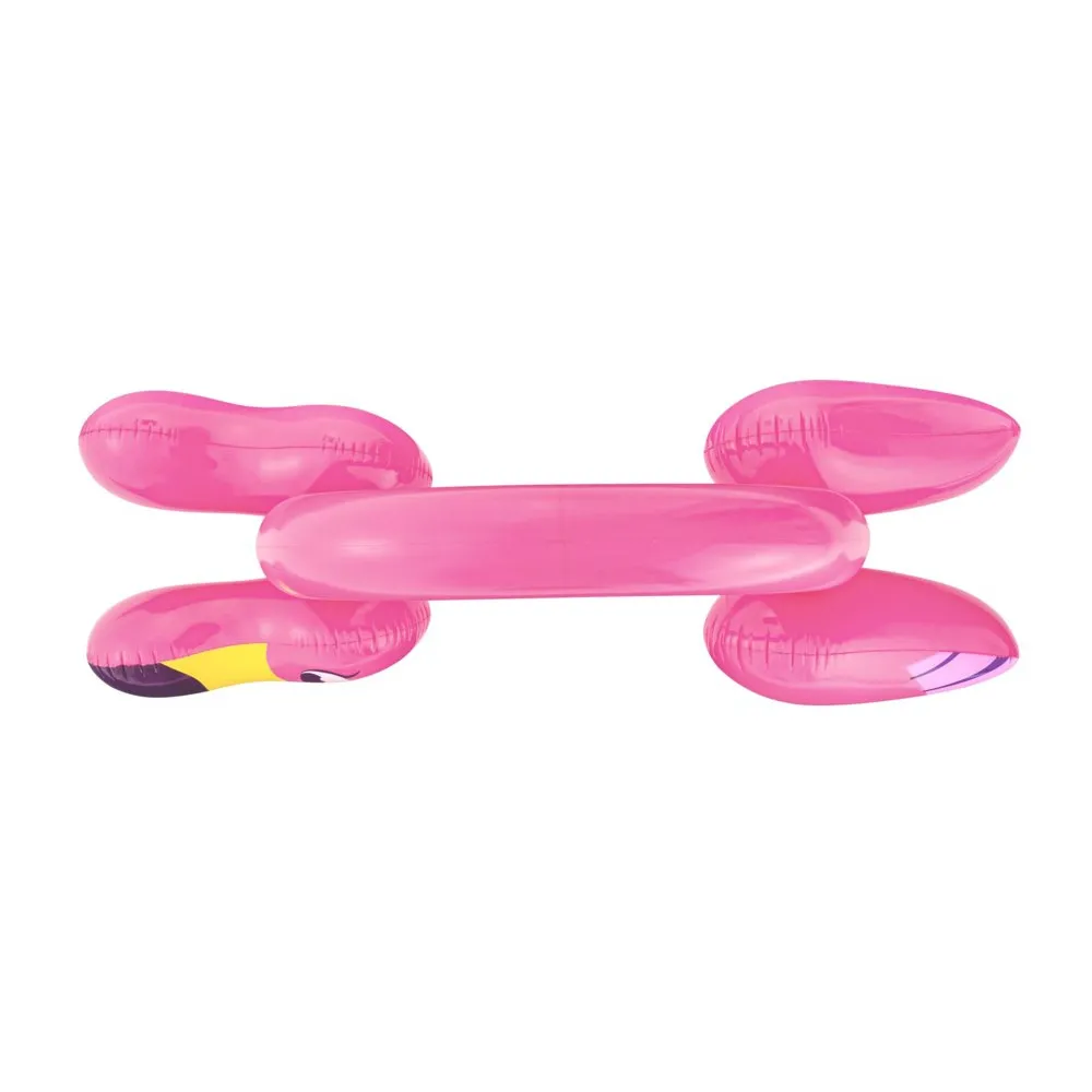 Zbliżenie na efektowne zraszacze fontanny Bestway 52382 flaming