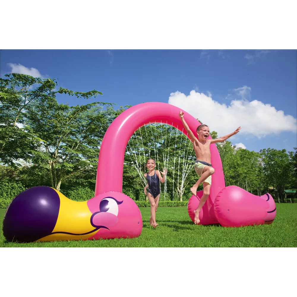 Kreatywny design flaminga Bestway 52382 przyciągający uwagę najmłodszych