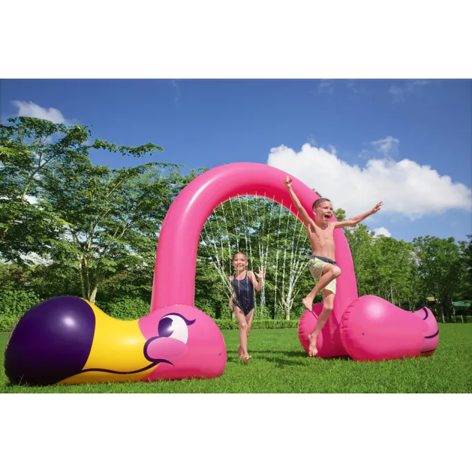 Kreatywny design flaminga Bestway 52382 przyciągający uwagę najmłodszych