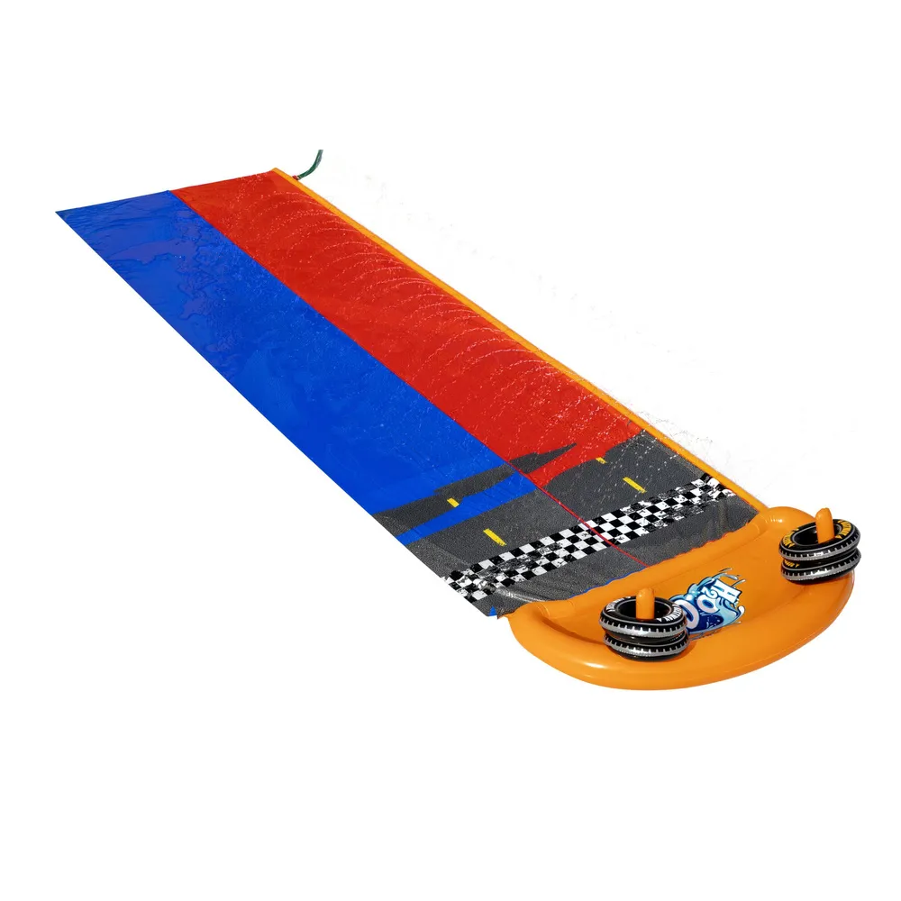 Letnia ślizgawka wodna z dmuchaną matą dla komfortu dzieci