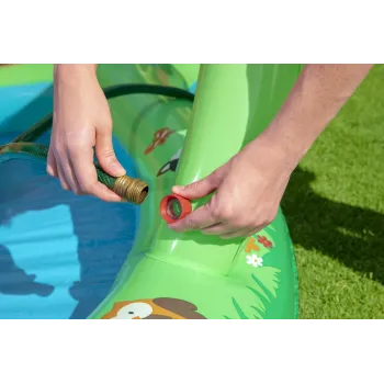 Wodna fontanna w dmuchanym centrum zabaw dla dzieci Bestway 53093