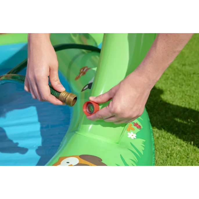 Wodna fontanna w dmuchanym centrum zabaw dla dzieci Bestway 53093