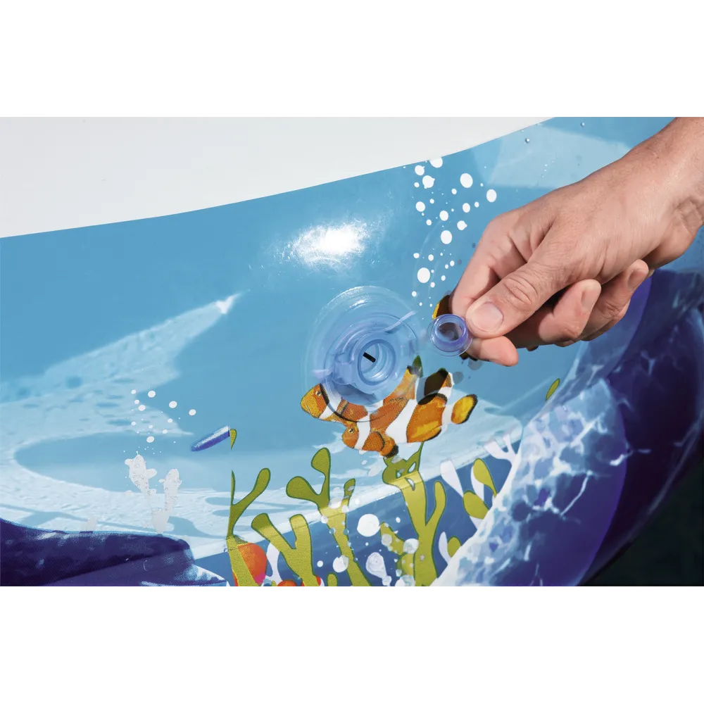 Bezpieczny basen PVC 0,27 mm z dwoma pierścieniami