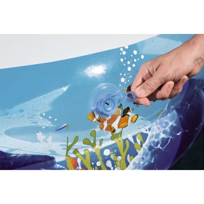 Bezpieczny basen PVC 0,27 mm z dwoma pierścieniami