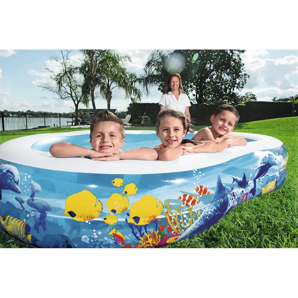 Letni relaks w basenie dmuchanym o pojemności 544 litrów