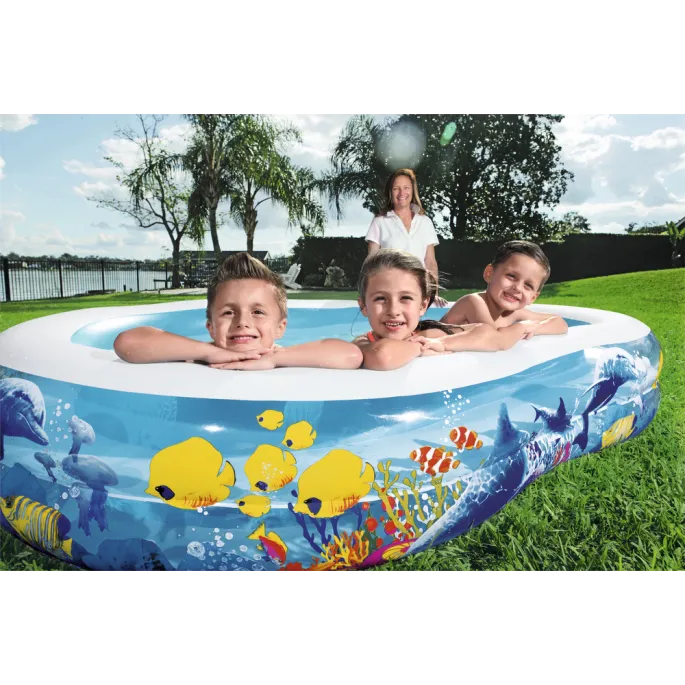 Letni relaks w basenie dmuchanym o pojemności 544 litrów