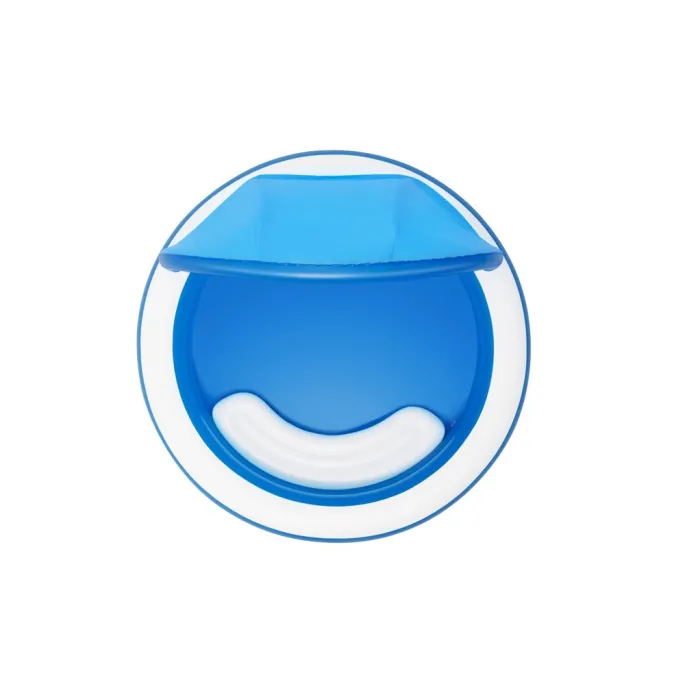 Basen do ogrodu o wymiarach 185x180x53 cm ze słonecznym daszkiem