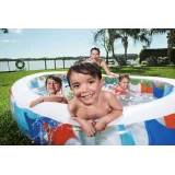 Wytrzymały basen z PVC gotowy do zabawy latem